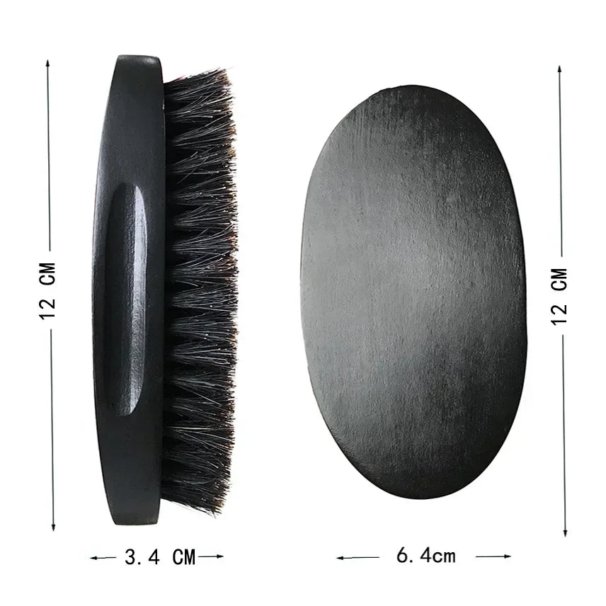 Brosse À Cheveux/Barbe En Fourrure De Sanglier