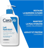 Routine hydratante — gel moussant et lait CeraVe