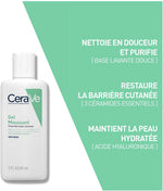Routine hydratante — gel moussant et lait CeraVe