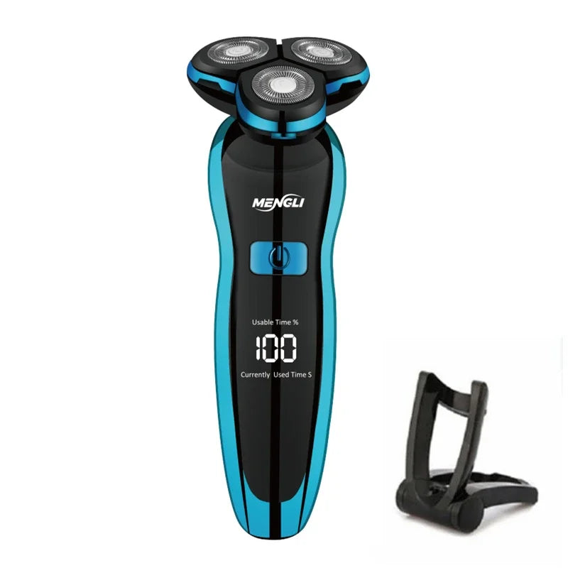 ZOZEN Electric Razor Electric Shaver Body Hair Cutting Shaving Machine for Men Women Clipper Rotary Beard Trimmer Waterproof