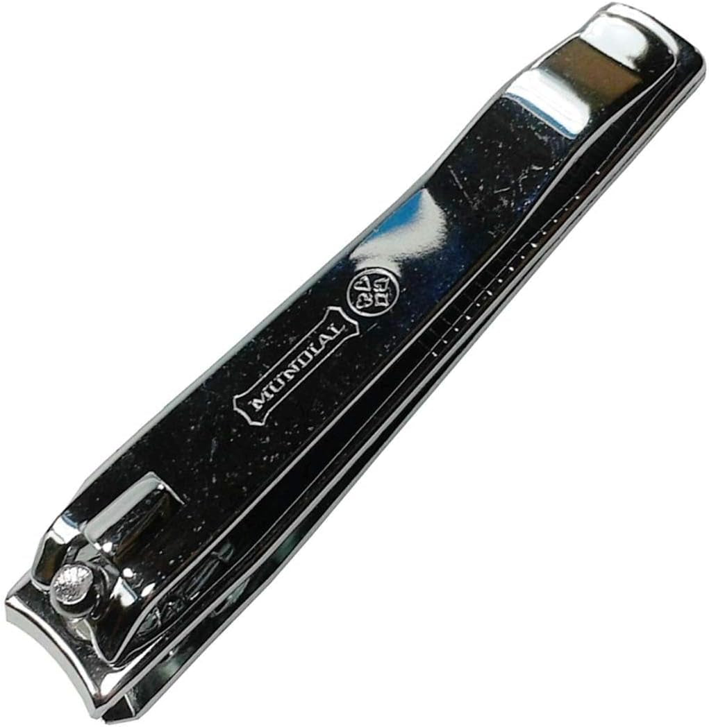 Coupe-Ongles Classique En Acier Au Carbone Plaqué Nickel, World S/A, Argent (121BL)