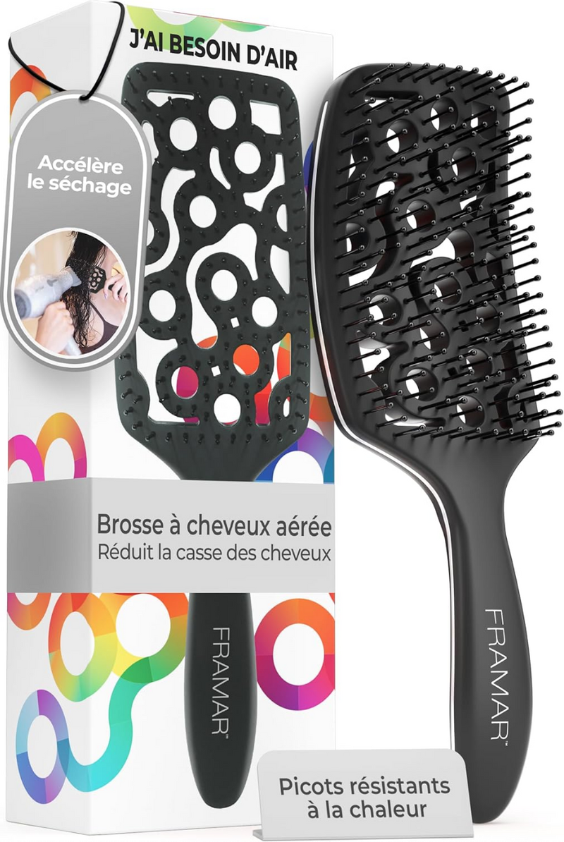 Detangling Brush Curly Hair Curly Hair, Detangling, Black
