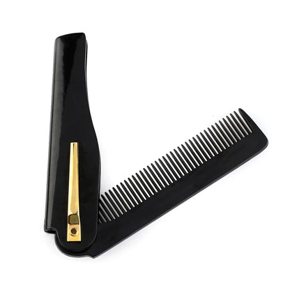 Peigne À Moustache Pliable En Acier Inoxydable