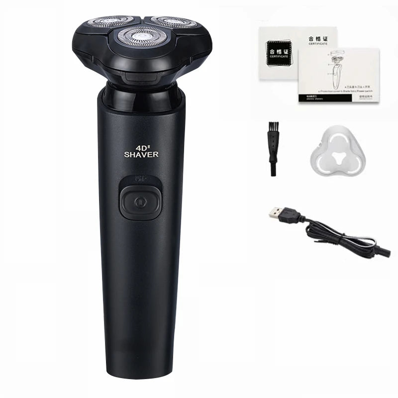 ZOZEN Electric Razor Electric Shaver Body Hair Cutting Shaving Machine for Men Women Clipper Rotary Beard Trimmer Waterproof