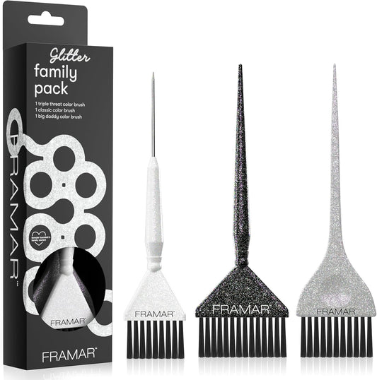 Pinceau Coloration Cheveux Pinceau Couleur Cheveux, Kit - 3 Paquet